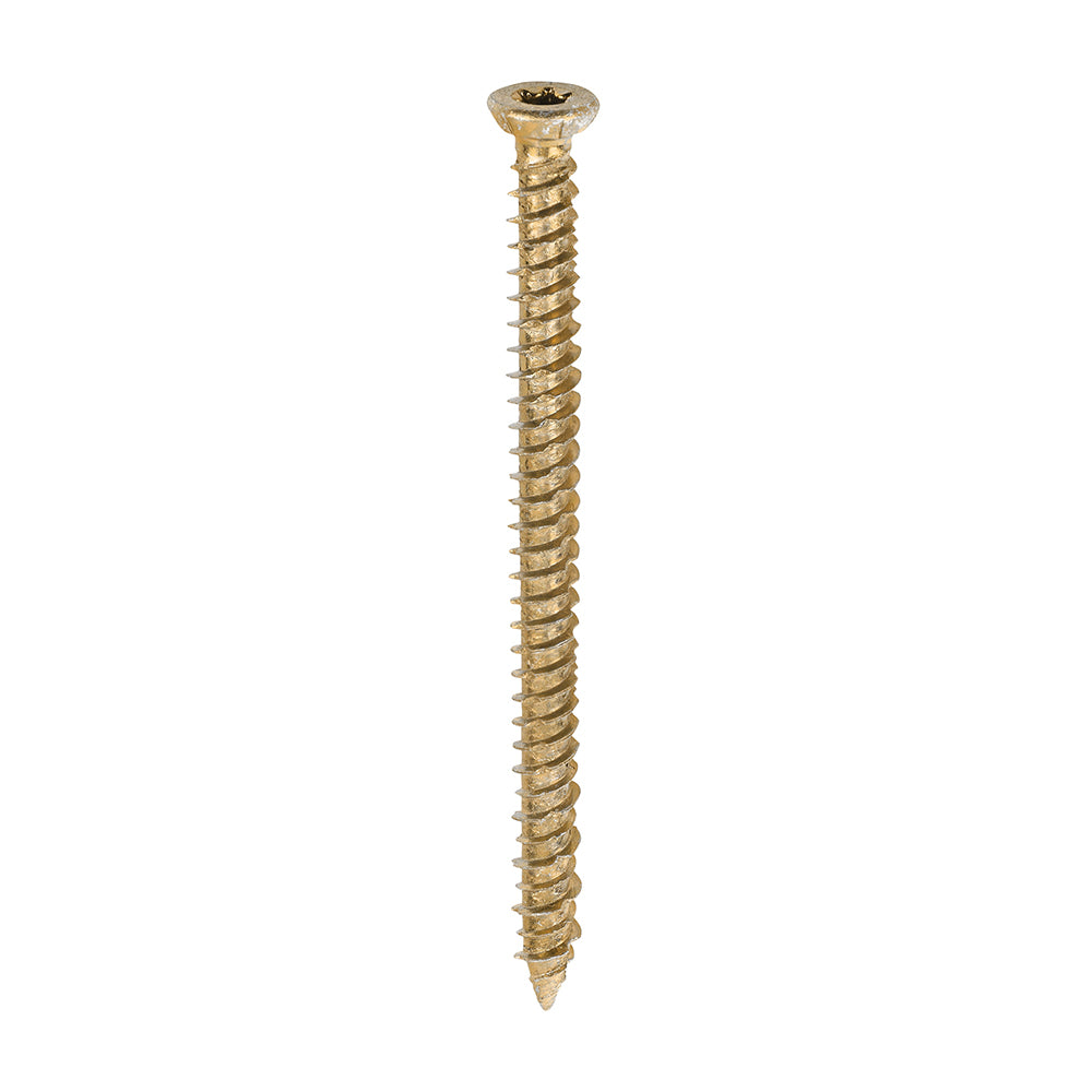 Timco Multi-Fix Concrete Screws - Yellow Countersunk