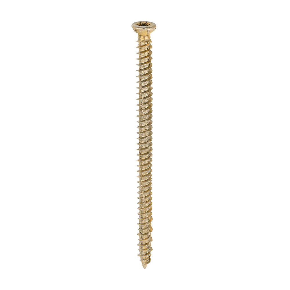 Timco Multi-Fix Concrete Screws - Yellow Countersunk