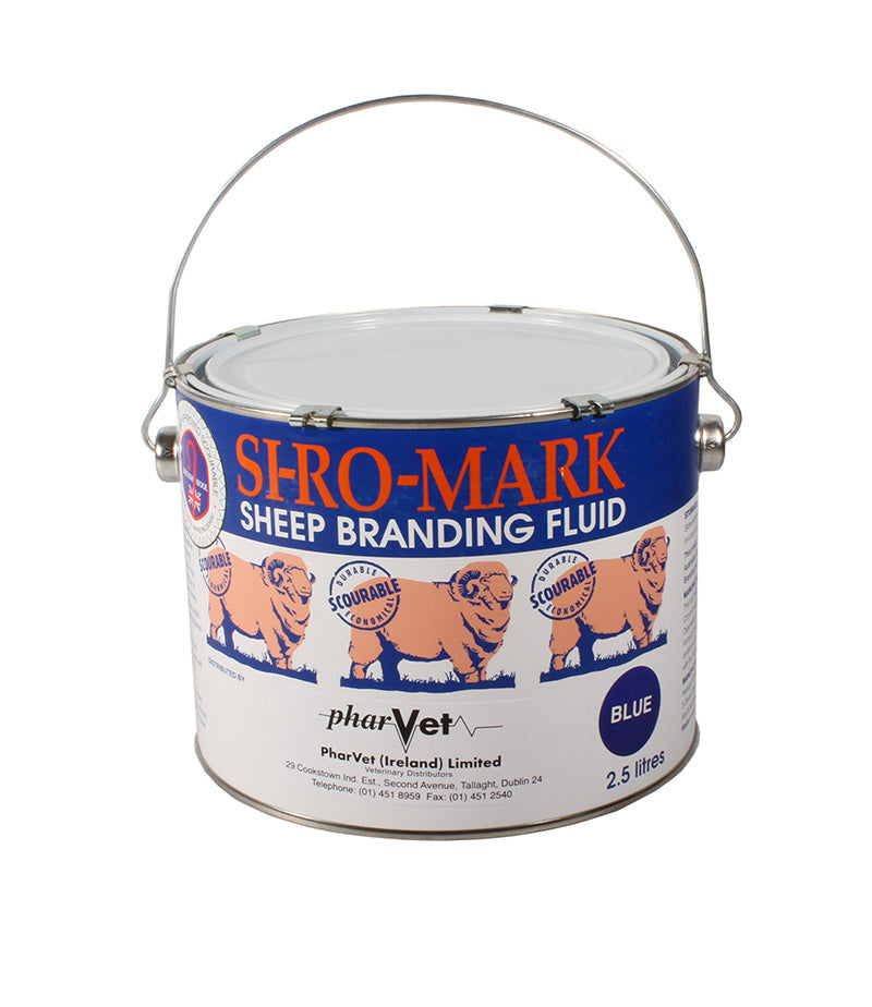 SI-RO- Mark Branding Fluid- 2.5lt - Blue