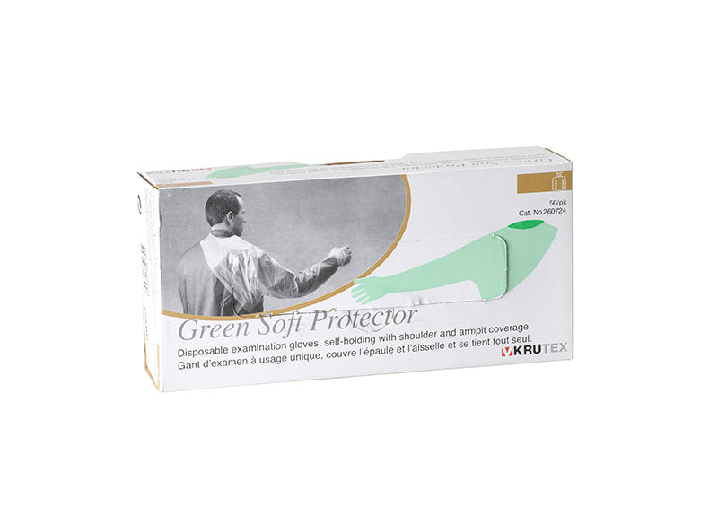 Green Soft Glove With Shoulder Protector