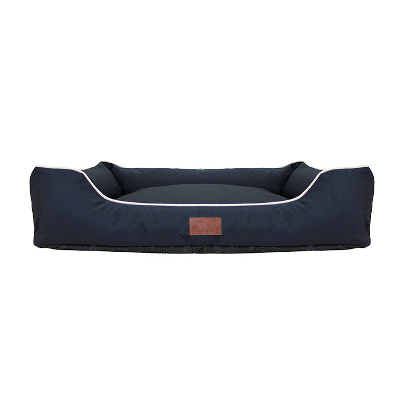 Beddies Waterproof Lounger- Navy/Beige - Small