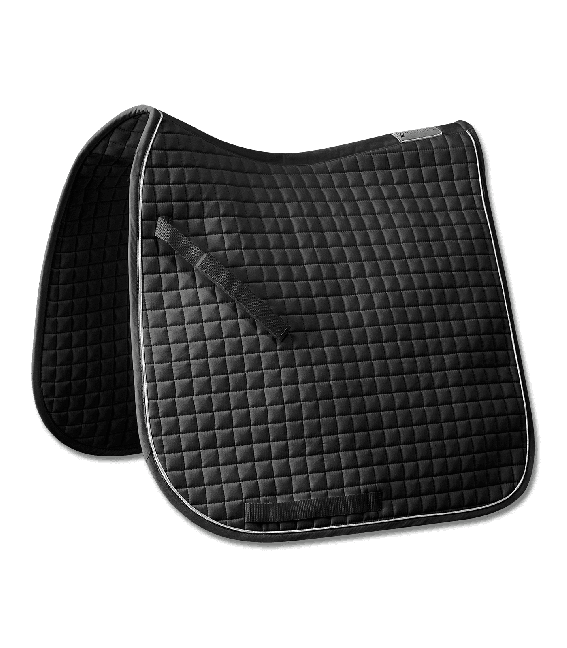 Malaga Dressage Saddle Pad - Black