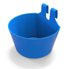 Poultry grit cup feeder