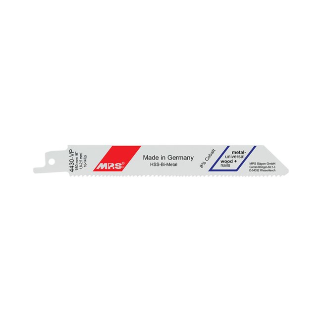 MPS Recip Blade Steel/Wood & Nails 10-14Tpi