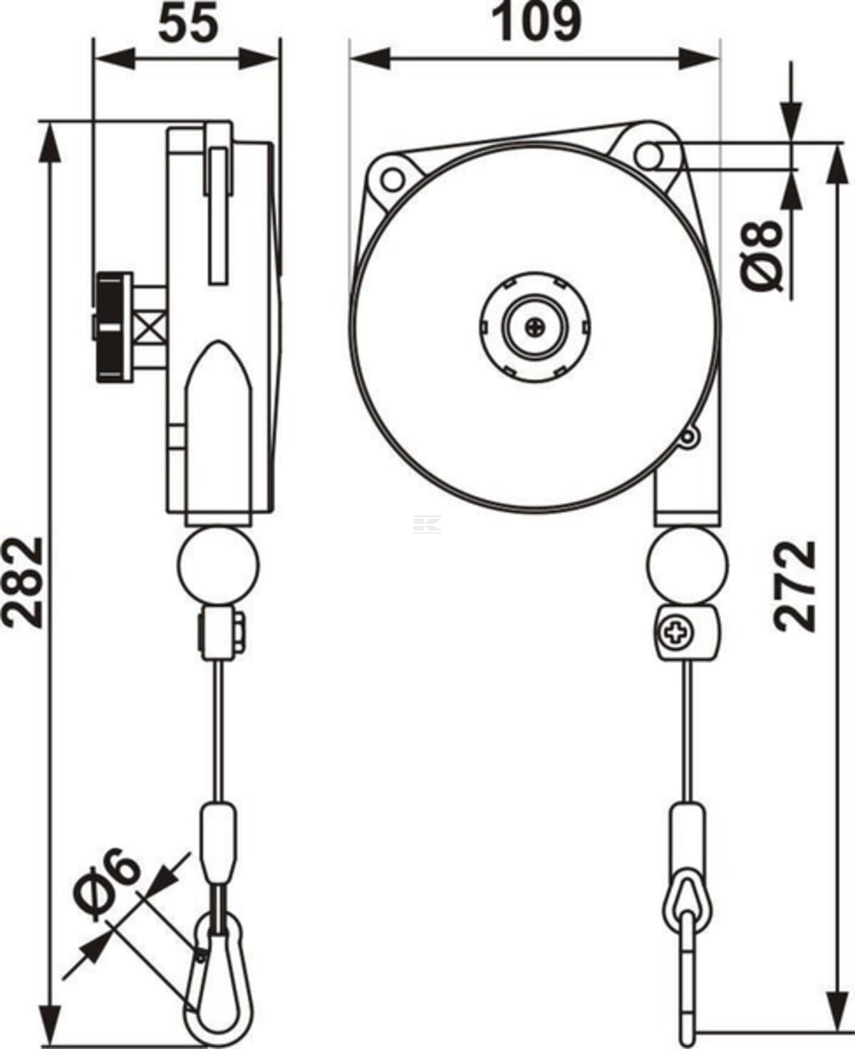 Tool balancers, light-weight design Rema
