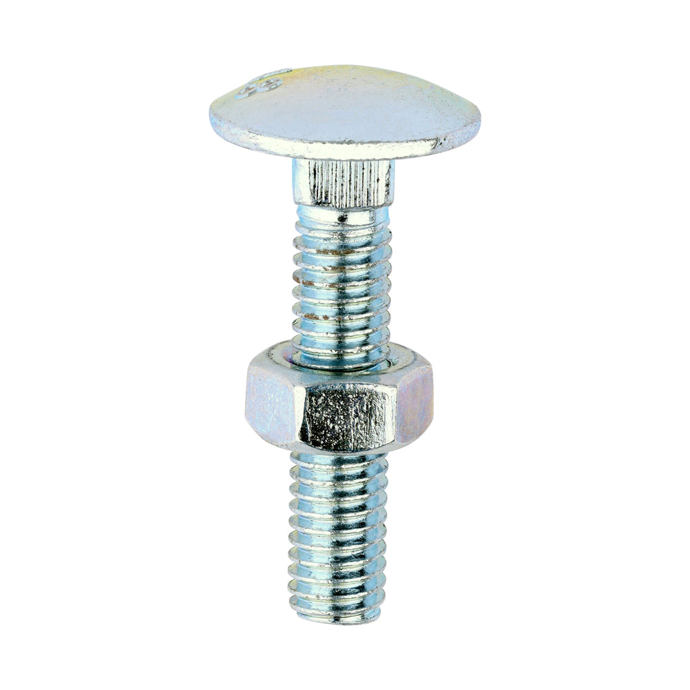 Timco Carriage Bolts & Nuts - Zinc