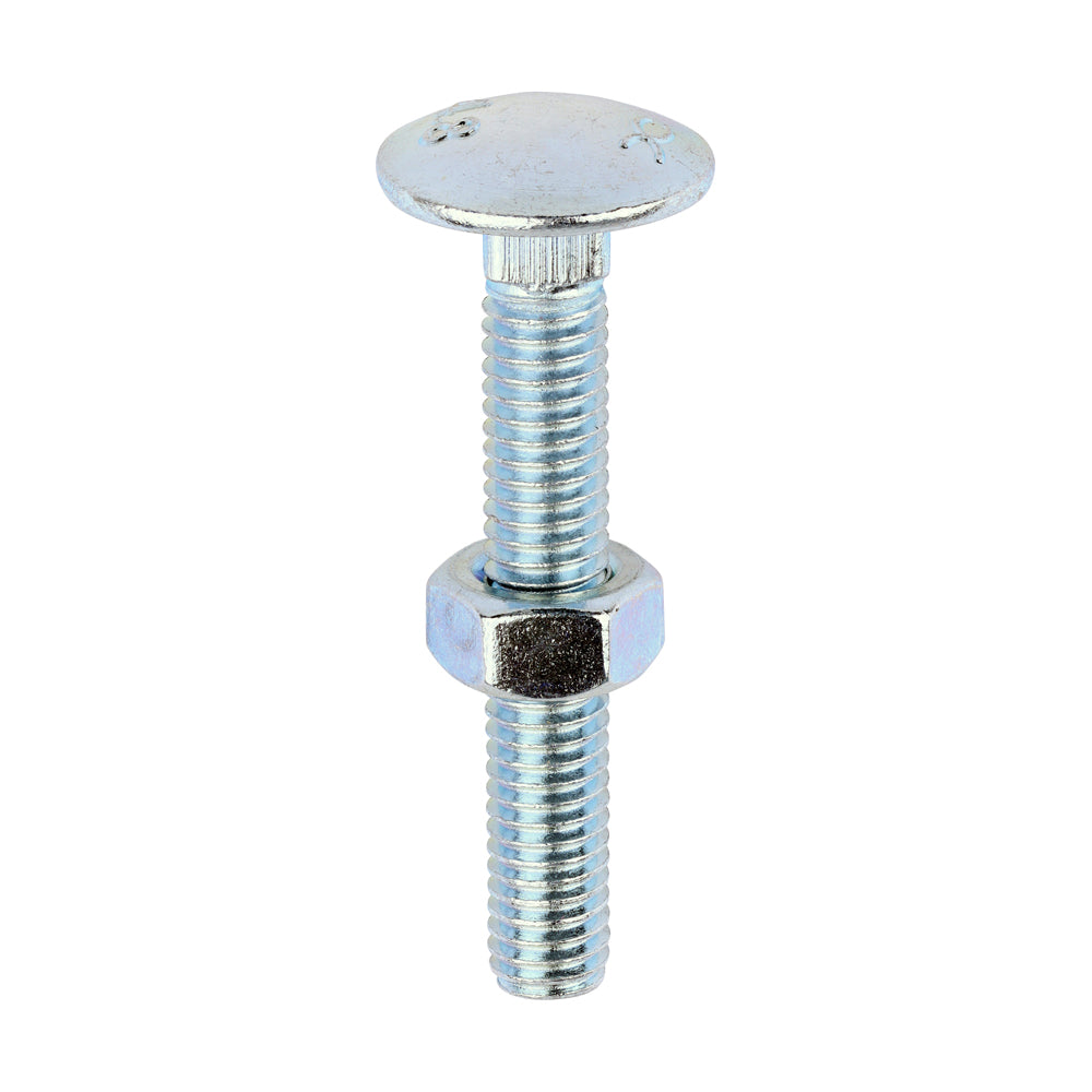Timco Carriage Bolts & Nuts - Zinc