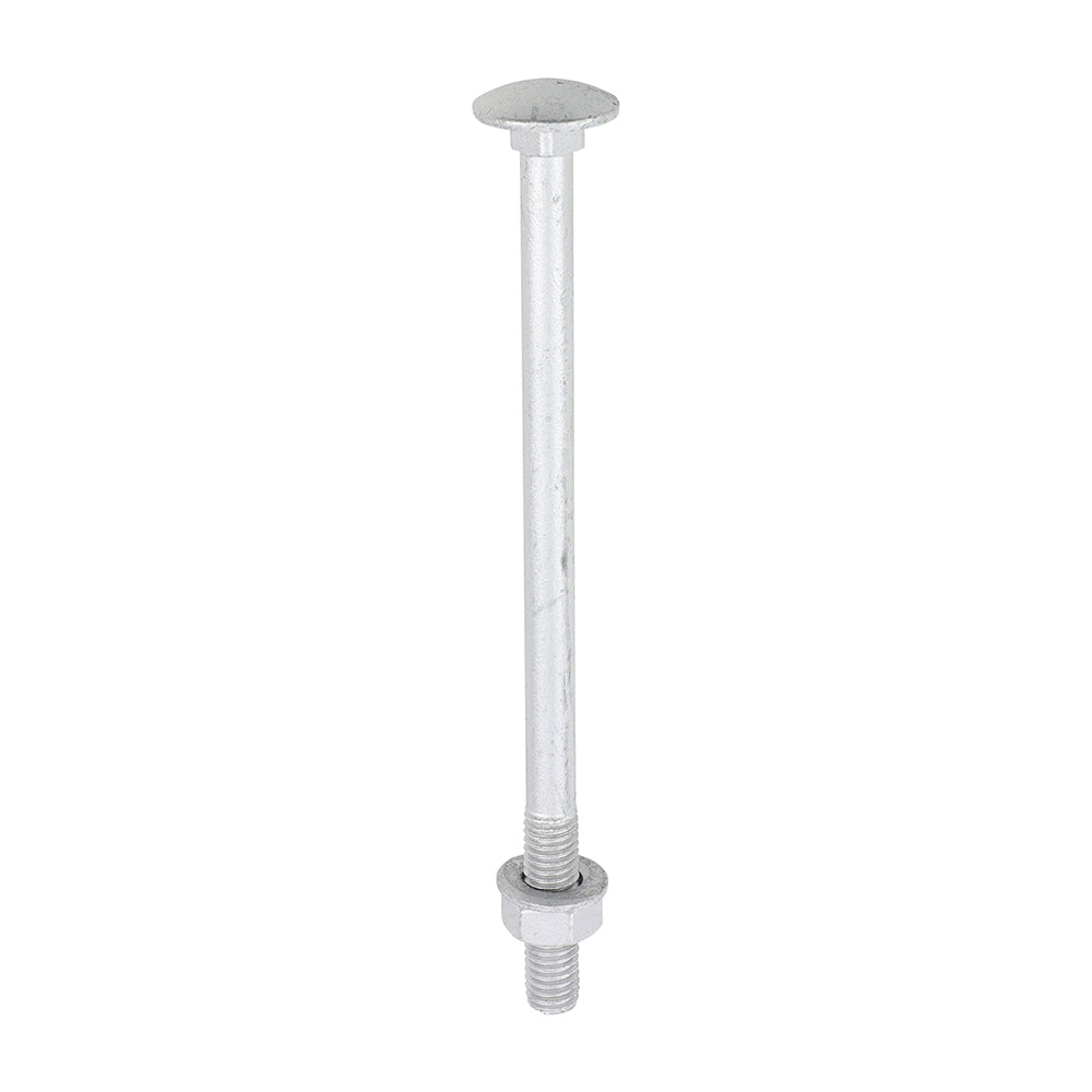Timco Carriage Bolt, Washer & Nut - Exterior Silver