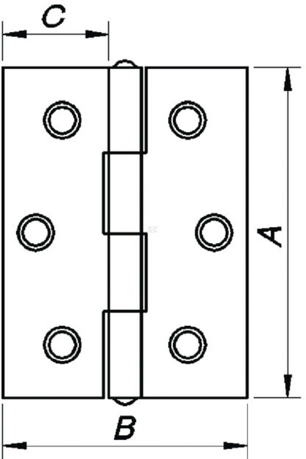 Edge hinge