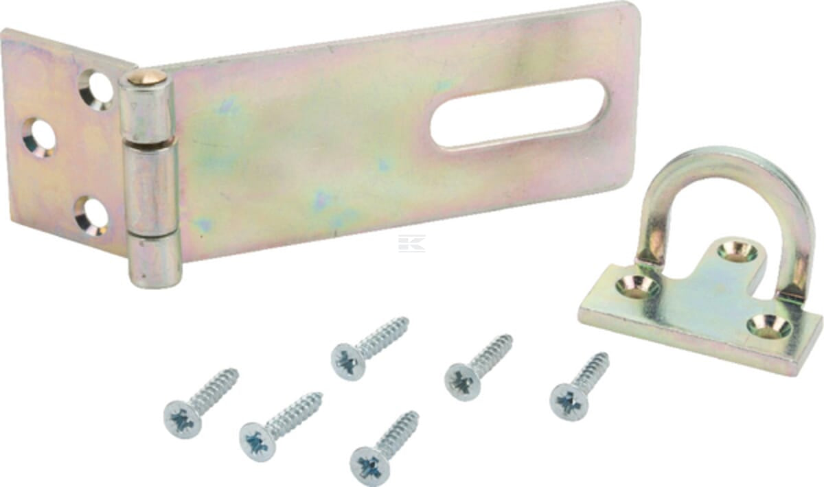Plate for hanging padlocks