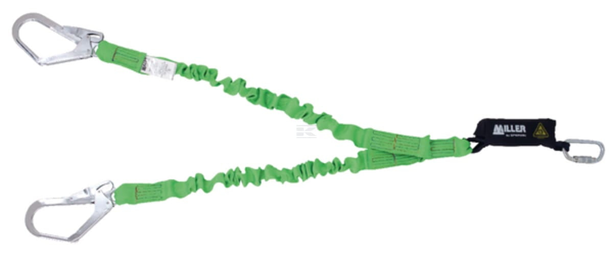 Miller Edge-tested Shock absorbing lanyards and Manyards