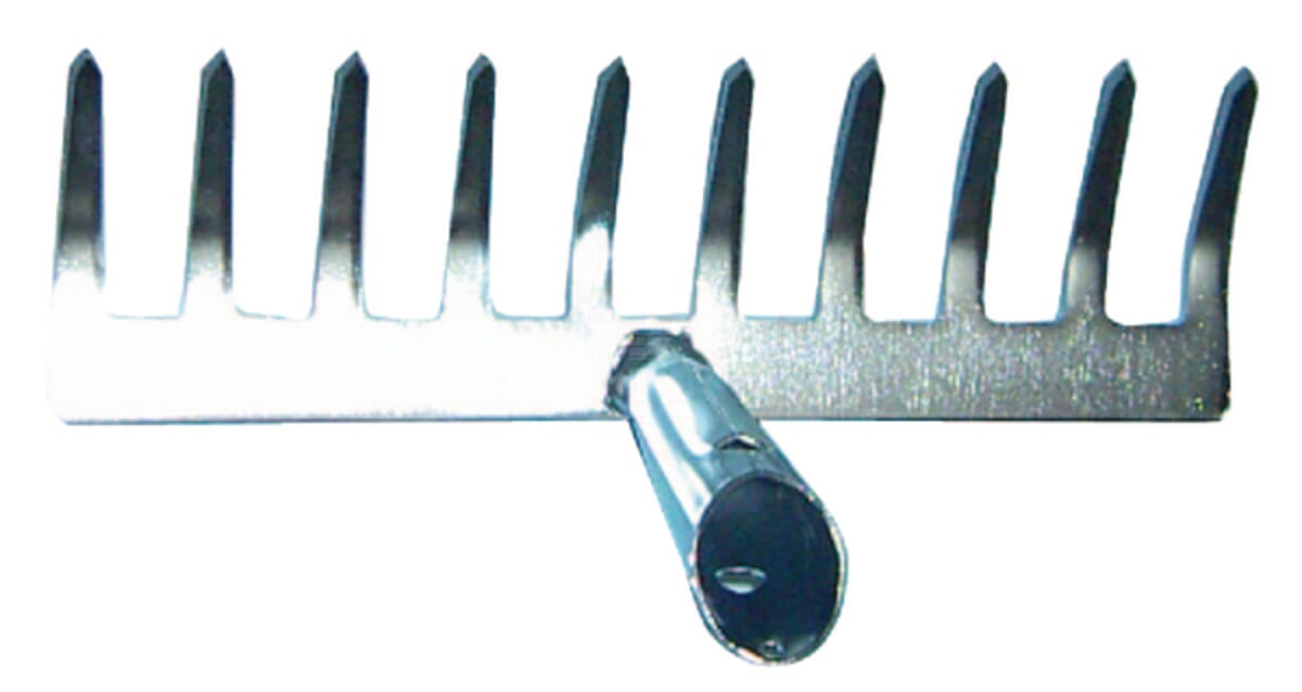 Atlas Lawn Rake zinc plate