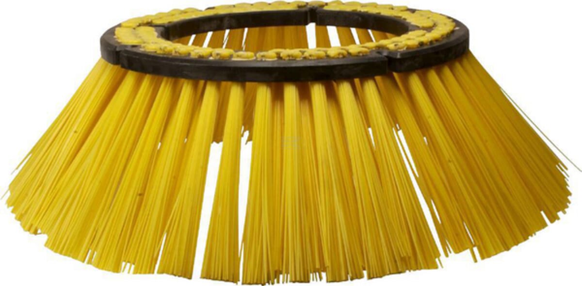 Gutter brooms for sweeping machines and grate cleaners