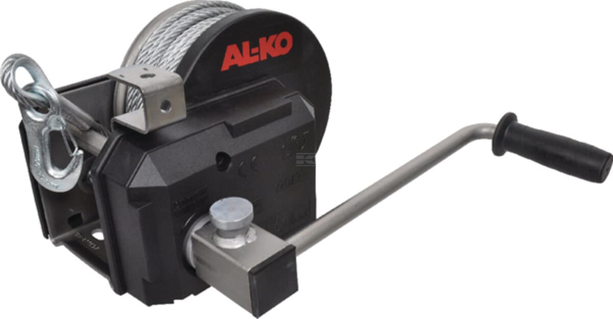 AL-KO Safety cable winch PLUS with automatic unwinding mechanism