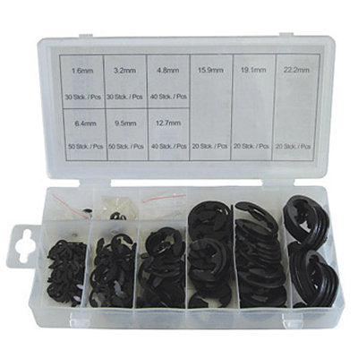 300pce E Clip Assortment metric