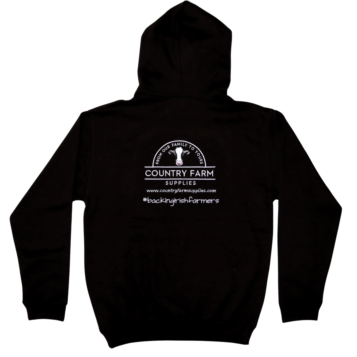 CFS Backing Irish Farmers Hoodie (KIDS-BLACK)