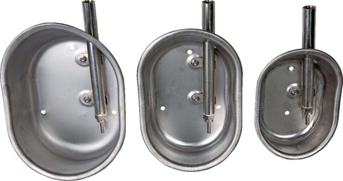 Farma Drinking Bowl stainless steel oval