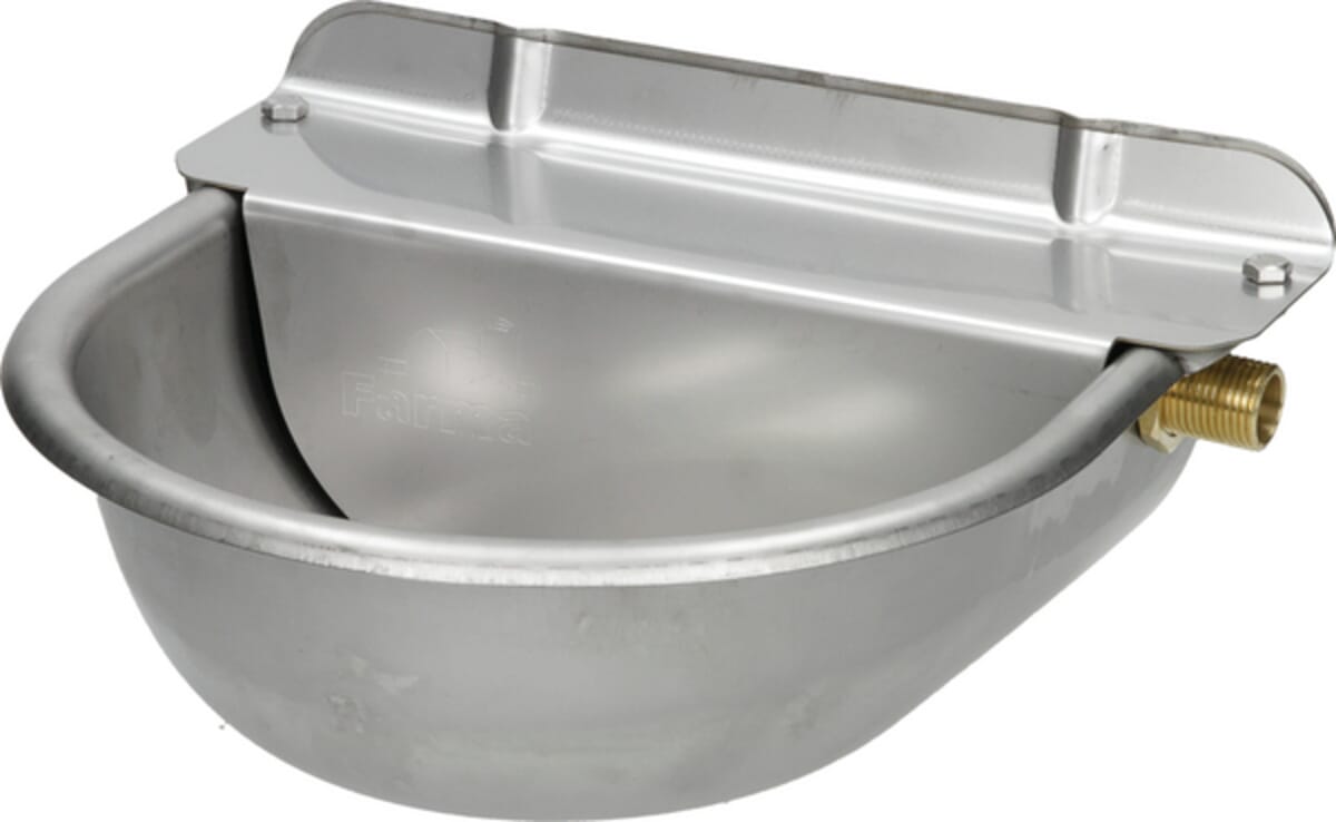 Farma Drinking bowl with float valve SS