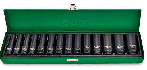 1/2"Dr Deep Impact Socket Set