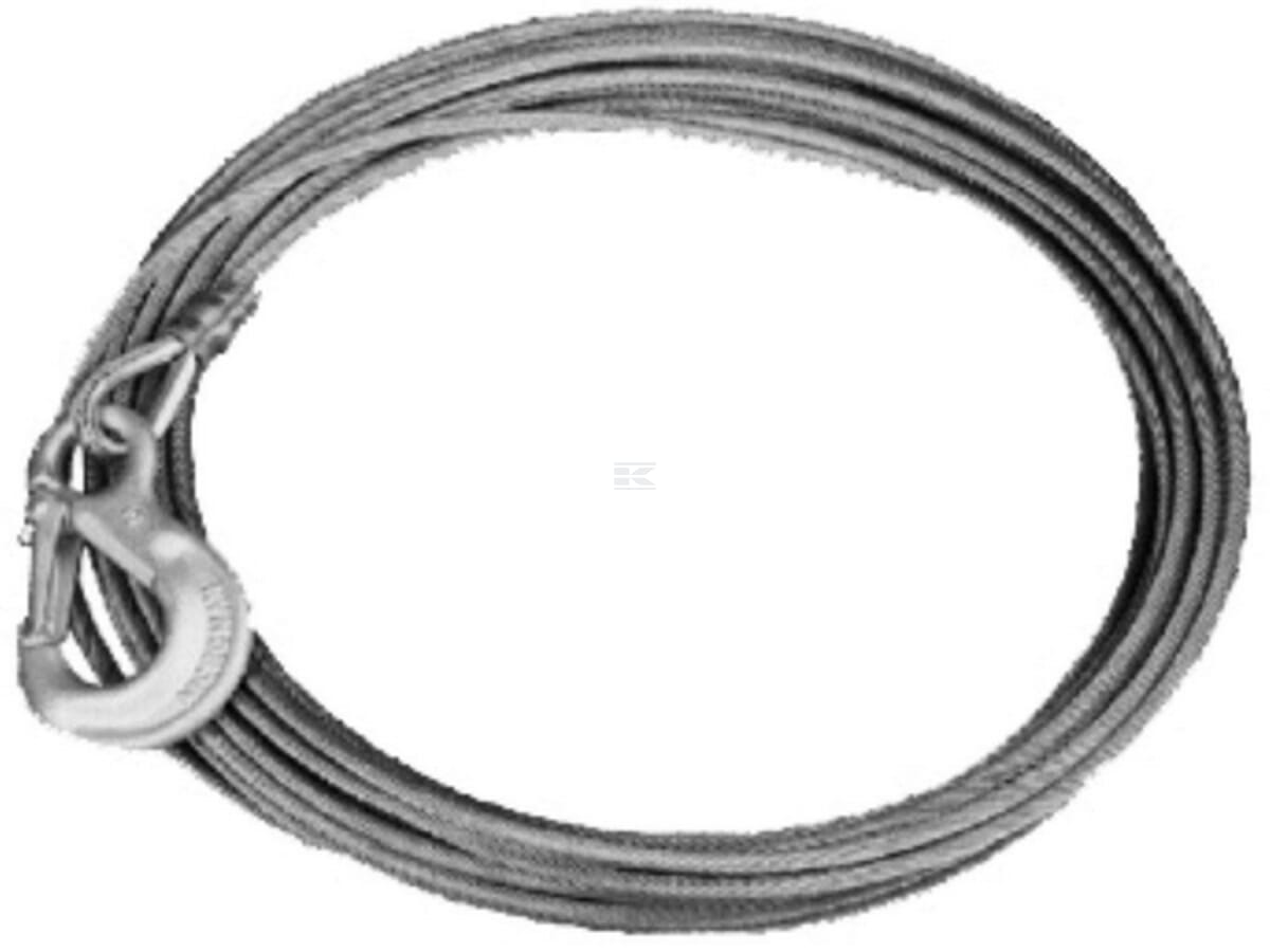 Winch cable with hook Rema