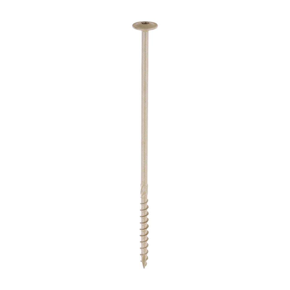 Timco In-Dex Timber Screws - Wafer Head Exterior Green