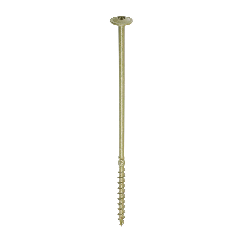 Timco In-Dex Timber Screws - Wafer Head Exterior Green