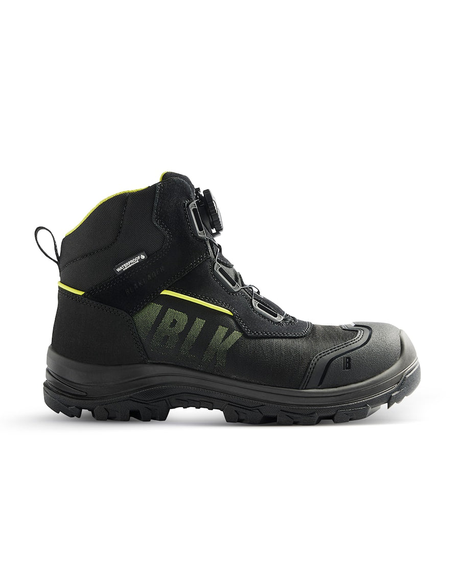 BLAKLADER STORM SAFETY BOOT BLACK/HI-VIS YELLOW