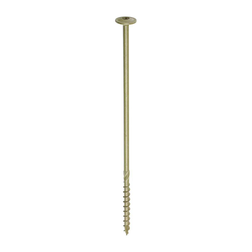 Timco In-Dex Timber Screws - Wafer Head Exterior Green