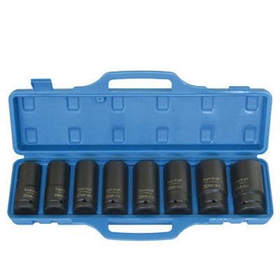 8pce Deep Impact Socket Set 3/4"dr