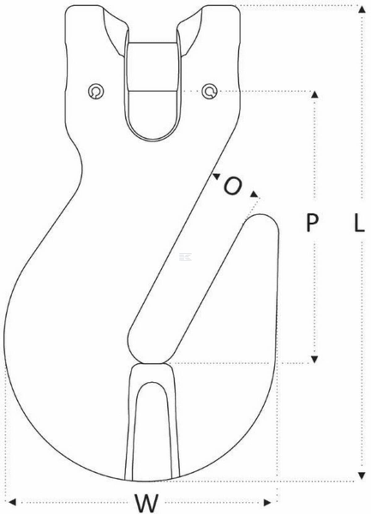 Rema Clevis shortening grabhook RCG G10