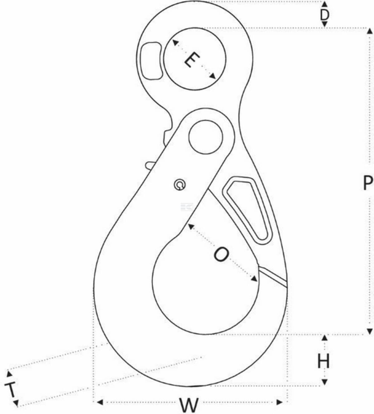 Rema Eye safety hook RES G10