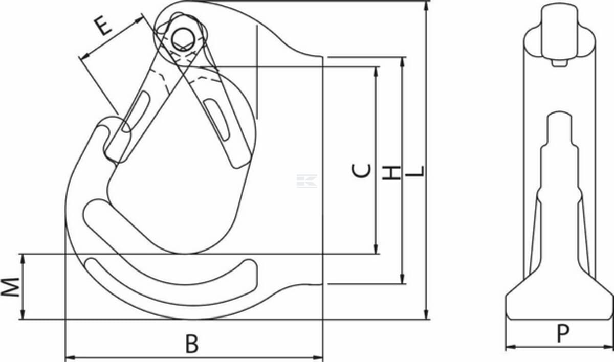Welding hook AHW REMA