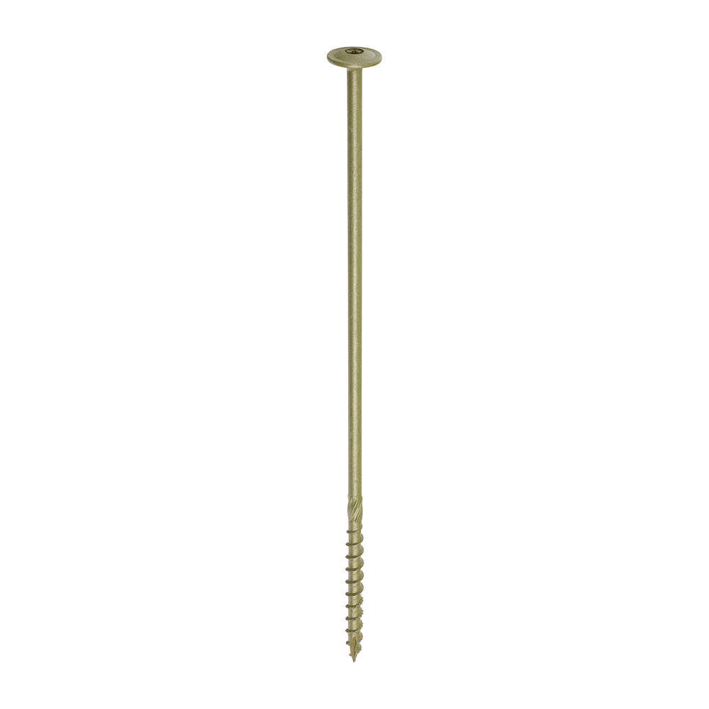 Timco In-Dex Timber Screws - Wafer Head Exterior Green