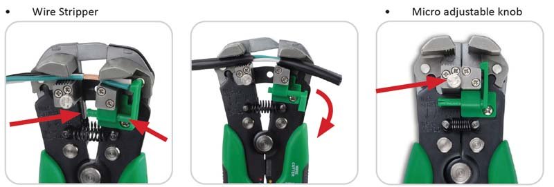 Heavy Duty Self Adjusting Wire Stripper