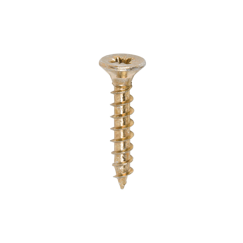Timco Solo Woodscrews - Yellow Countersunk