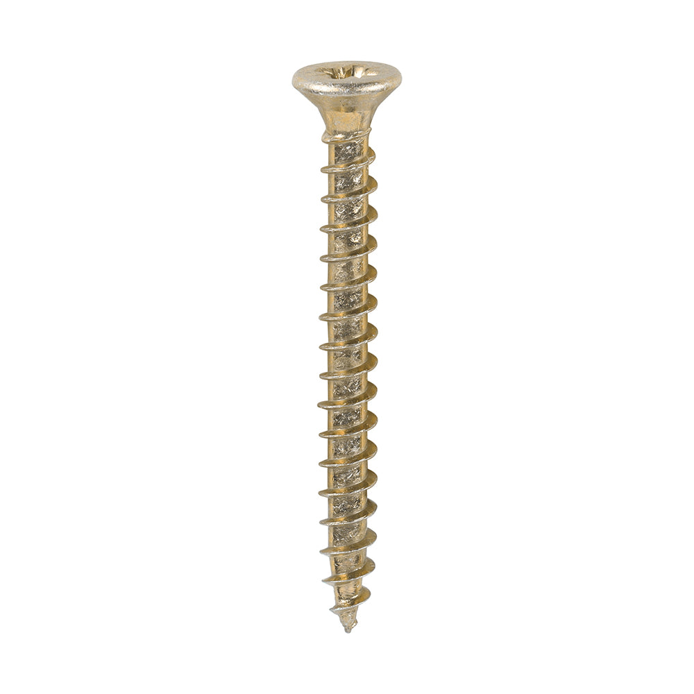 Timco Solo Woodscrews - Yellow Countersunk