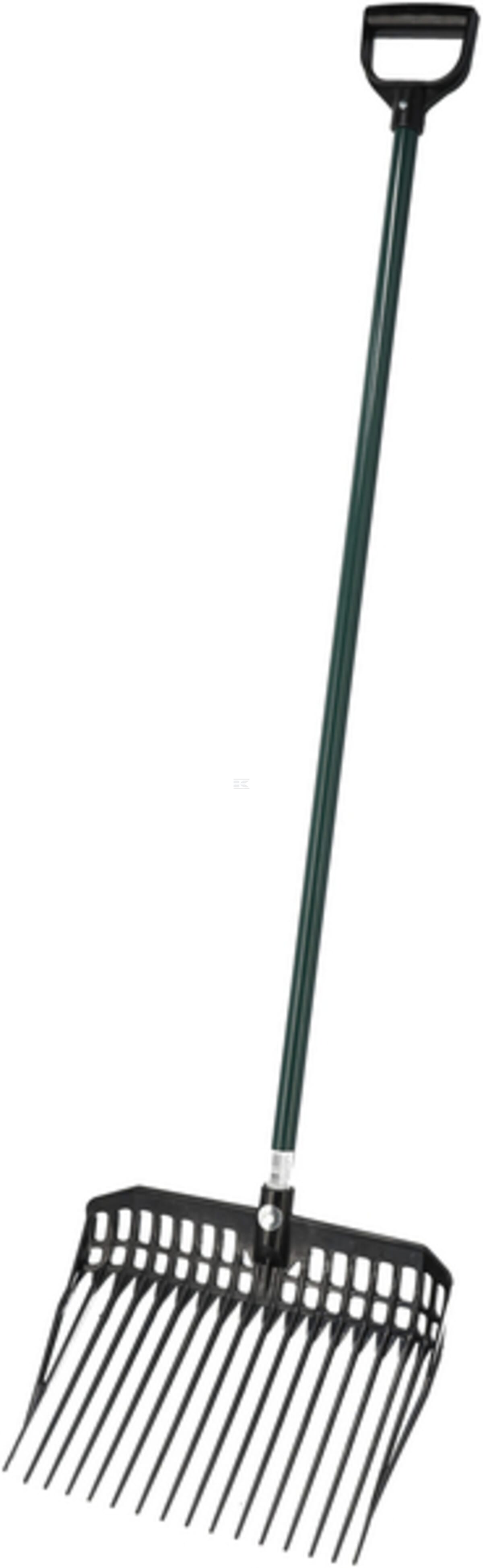 Kerbl Manure fork T-Handle plastic
