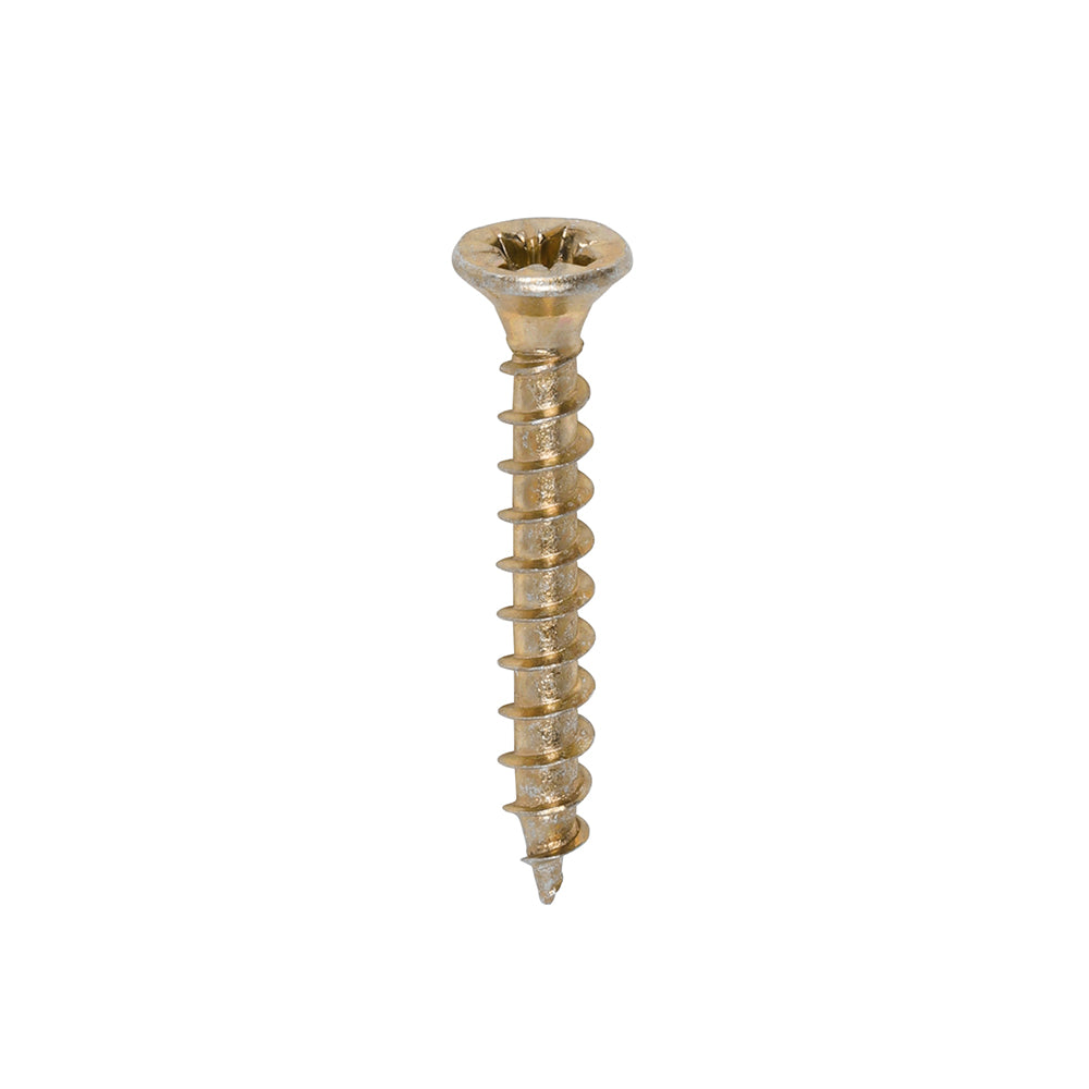 Timco Solo Woodscrews - Yellow Countersunk