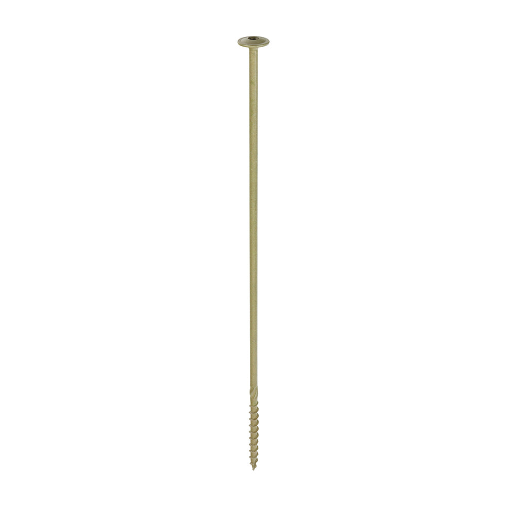 Timco In-Dex Timber Screws - Wafer Head Exterior Green