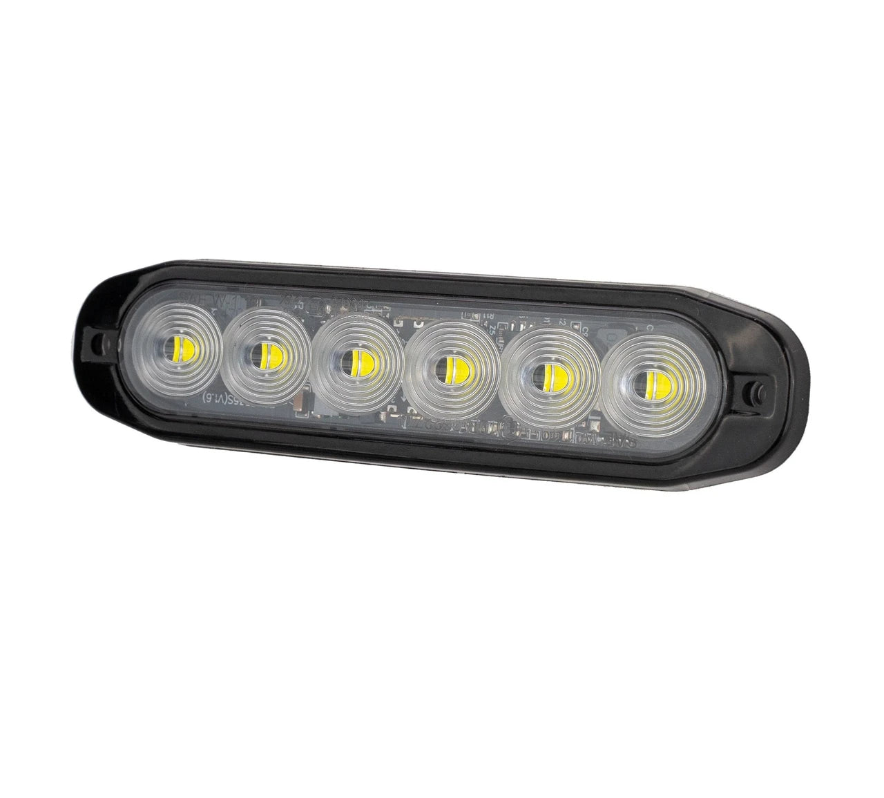 LEDSON Super Slim 6LED Amber Strobe