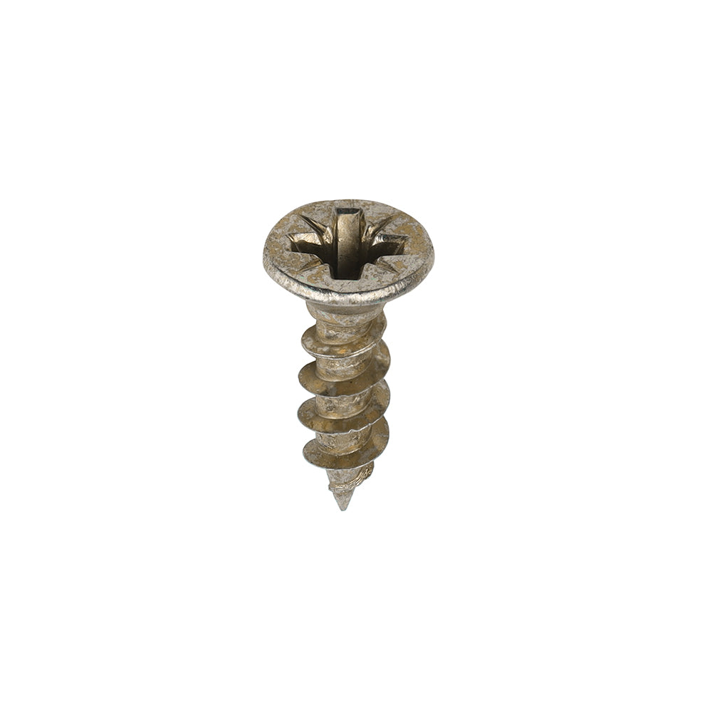 Timco Solo Woodscrews - Yellow Countersunk