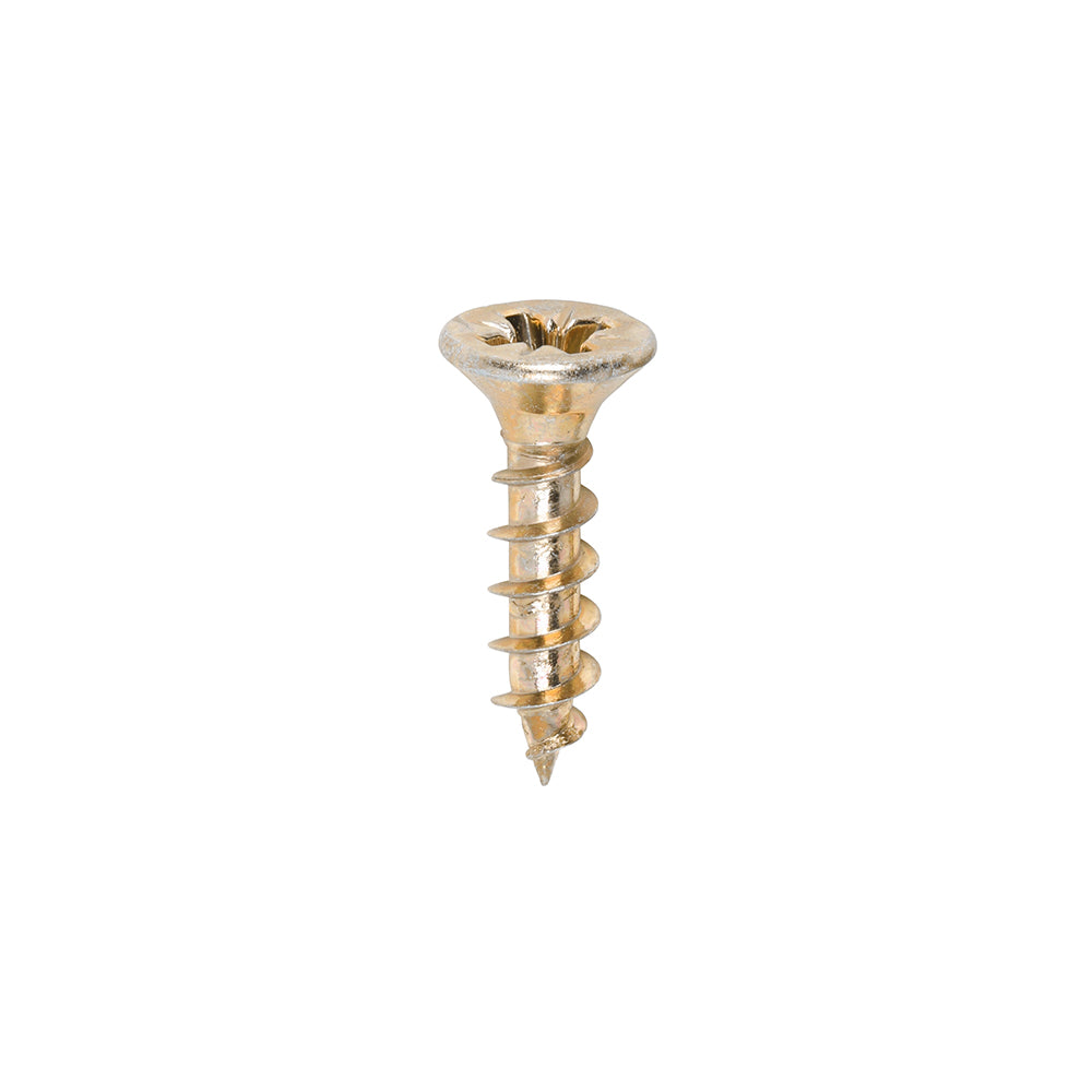 Timco Solo Woodscrews - Yellow Countersunk