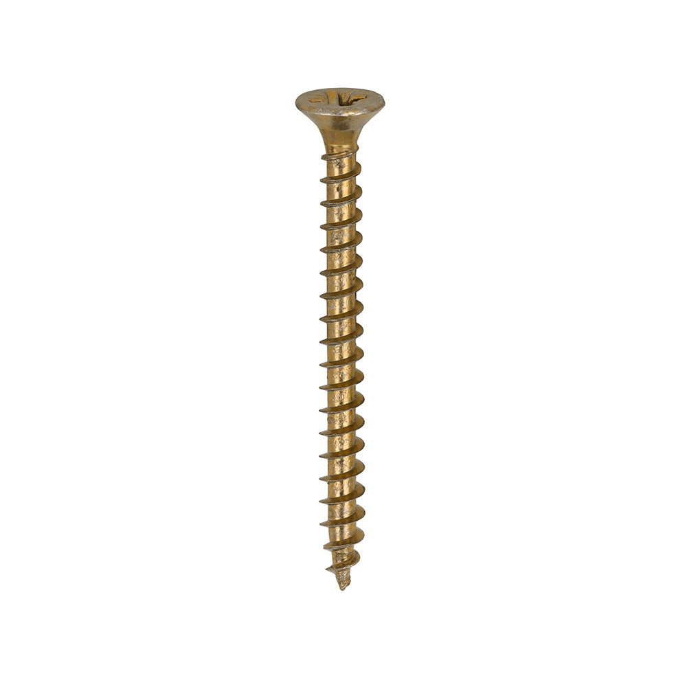 Timco Solo Woodscrews - Yellow Countersunk