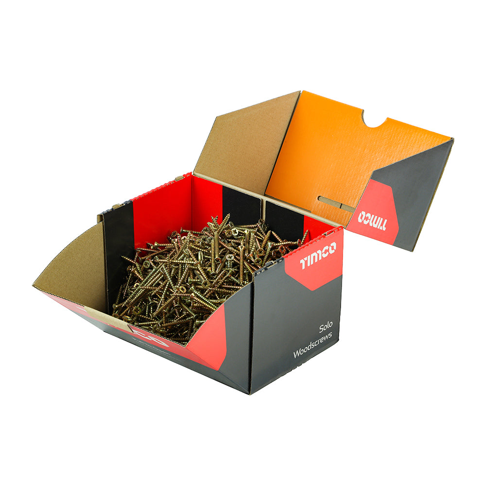 Timco Solo Woodscrew - Yellow - Industry Pack
