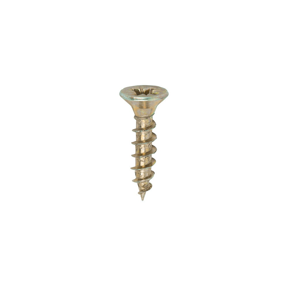 Timco Solo Woodscrews - Yellow Countersunk