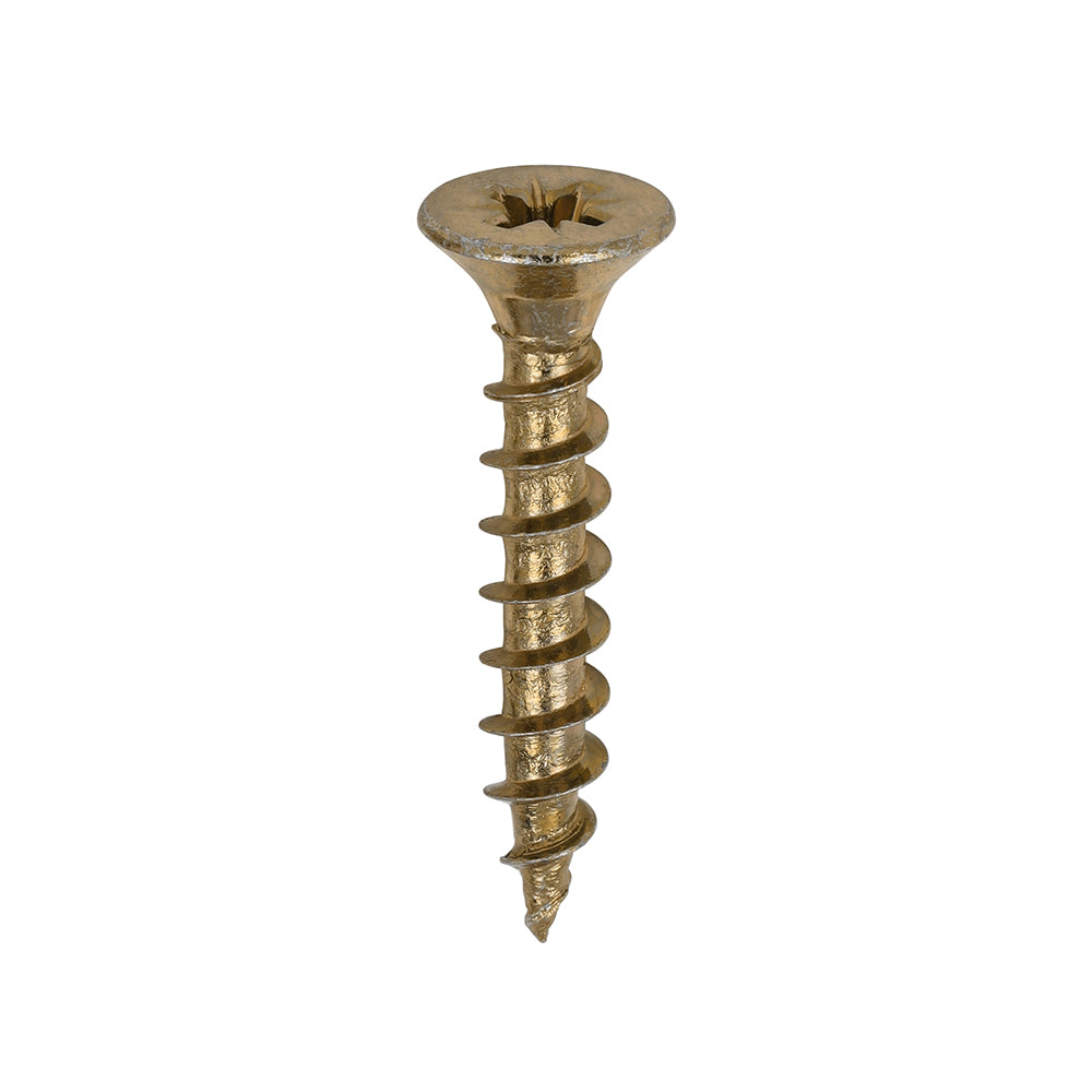 Timco Solo Woodscrews - Yellow Countersunk