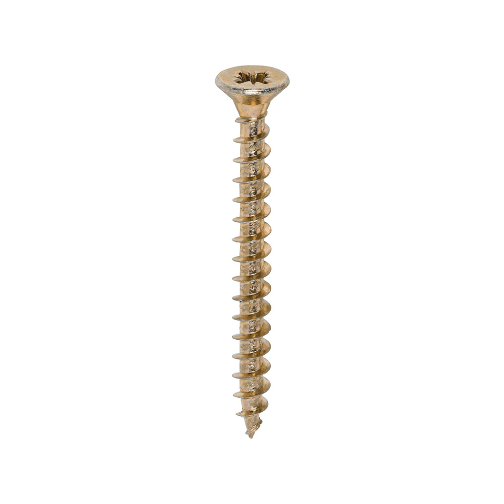 Timco Solo Woodscrews - Yellow Countersunk