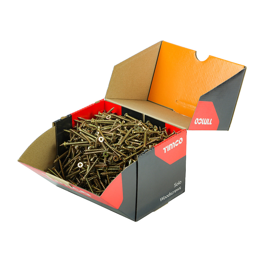 Timco Solo Woodscrew - Yellow - Industry Pack