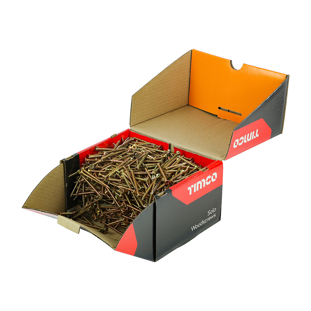 Timco Solo Woodscrew - Yellow - Industry Pack