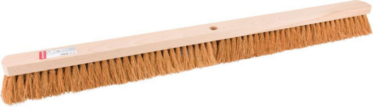 Platform broom coco fibre bristle